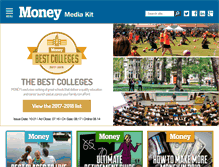 Tablet Screenshot of moneymediakit.com